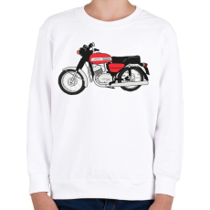 PRINTFASHION Jawa 350 - Gyerek pulóver - Fehér