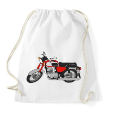 PRINTFASHION Jawa 350 - Sportzsák, Tornazsák - Fehér tornazsák