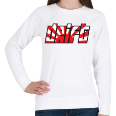 PRINTFASHION JDM Drift - Női pulóver - Fehér