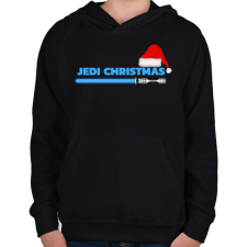 PRINTFASHION JEDI CHRISTMAS - Gyerek kapucnis pulóver - Fekete gyerek pulóver, kardigán