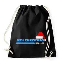 PRINTFASHION JEDI CHRISTMAS - Sportzsák, Tornazsák - Fekete tornazsák