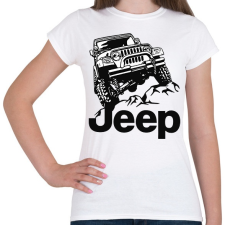 PRINTFASHION Jeep - Női póló - Fehér női póló