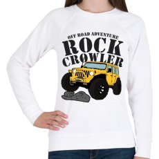 PRINTFASHION Jeep - Női pulóver - Fehér