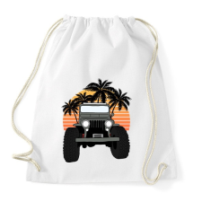 PRINTFASHION Jeep - Sportzsák, Tornazsák - Fehér tornazsák