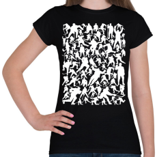 PRINTFASHION Jégkorongosok - Női póló - Fekete