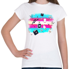 PRINTFASHION Jelképek - Női póló - Fehér