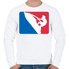 PRINTFASHION Jet-ski póló - Férfi pulóver - Fehér férfi pulóver, kardigán