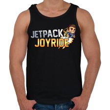 PRINTFASHION Jetpack Joyride - Férfi atléta - Fekete atléta, trikó