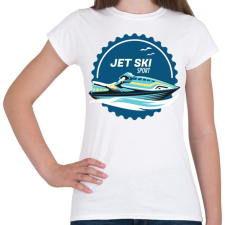 PRINTFASHION Jetski - Női póló - Fehér női póló