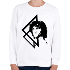 PRINTFASHION Jim Morrison - Gyerek pulóver - Fehér