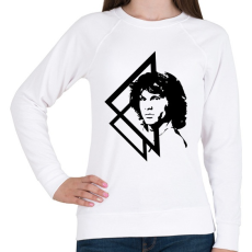 PRINTFASHION Jim Morrison - Női pulóver - Fehér
