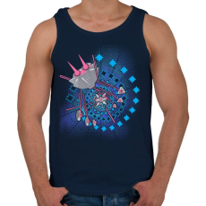 PRINTFASHION jinx2 - Férfi atléta - Sötétkék