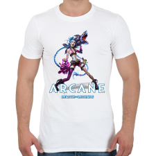 PRINTFASHION Jinx - Arcane - Férfi póló - Fehér férfi póló