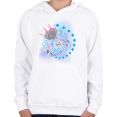 PRINTFASHION JINX - Gyerek kapucnis pulóver - Fehér