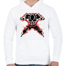 PRINTFASHION JIREN2 - Férfi kapucnis pulóver - Fehér férfi pulóver, kardigán