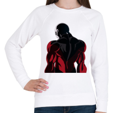 PRINTFASHION Jiren - Női pulóver - Fehér női pulóver, kardigán