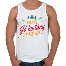 PRINTFASHION Jó kislány - Férfi atléta - Fehér atléta, trikó