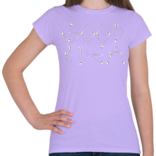 PRINTFASHION Jó ötlet - Női póló - Viola női póló
