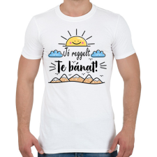 PRINTFASHION Jó reggelt te bánat - Férfi póló - Fehér férfi póló
