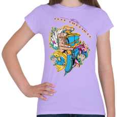 PRINTFASHION Jó rezgések - Női póló - Viola