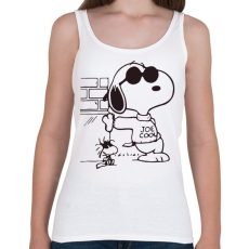 PRINTFASHION Joe cool snoopy - Női atléta - Fehér