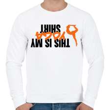 PRINTFASHION Jóga póló - Férfi pulóver - Fehér férfi pulóver, kardigán