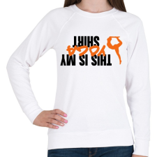 PRINTFASHION Jóga póló - Női pulóver - Fehér női pulóver, kardigán