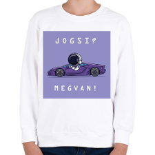 PRINTFASHION Jogsi? Megvan! - Gyerek pulóver - Fehér gyerek pulóver, kardigán