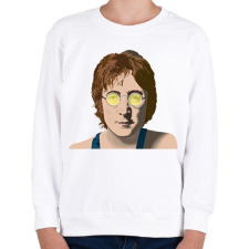 PRINTFASHION John Lennon - Gyerek pulóver - Fehér gyerek pulóver, kardigán