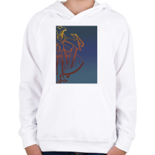 PRINTFASHION johnnie walker - Gyerek kapucnis pulóver - Fehér gyerek pulóver, kardigán