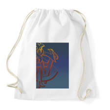 PRINTFASHION johnnie walker - Sportzsák, Tornazsák - Fehér tornazsák