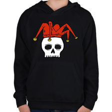 PRINTFASHION Joker - Gyerek kapucnis pulóver - Fekete gyerek pulóver, kardigán