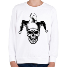 PRINTFASHION Joker koponya - Gyerek pulóver - Fehér