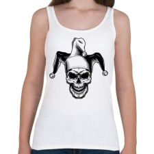 PRINTFASHION Joker koponya - Női atléta - Fehér női trikó