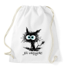 PRINTFASHION Jól vagyok - Sportzsák, Tornazsák - Fehér