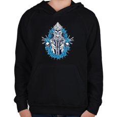 PRINTFASHION Jön a bosszú - Gyerek kapucnis pulóver - Fekete
