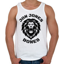 PRINTFASHION Jon Jones Bones - Férfi atléta - Fehér atléta, trikó