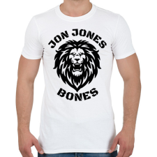 PRINTFASHION Jon Jones Bones - Férfi póló - Fehér férfi póló