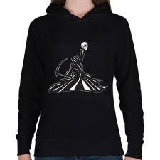 PRINTFASHION jordan reaper - Női kapucnis pulóver - Fekete női pulóver, kardigán