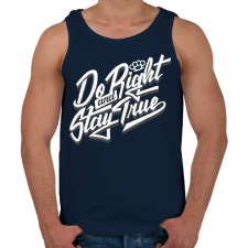 PRINTFASHION Jóság és hűség - Férfi atléta - Sötétkék atléta, trikó