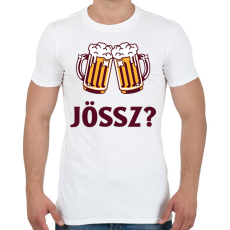 PRINTFASHION Jössz sörözni? - Férfi póló - Fehér
