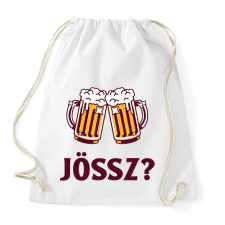 PRINTFASHION Jössz sörözni? - Sportzsák, Tornazsák - Fehér tornazsák