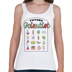 PRINTFASHION Jövőbeli tudós - Női atléta - Fehér