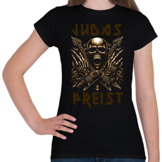 PRINTFASHION JUDAS PREIST - Női póló - Fekete