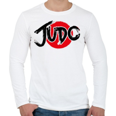 PRINTFASHION JUDO - Férfi hosszú ujjú póló - Fehér