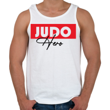 PRINTFASHION Judo hero - Férfi atléta - Fehér atléta, trikó