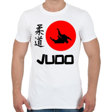 PRINTFASHION Judo Japán - Férfi póló - Fehér