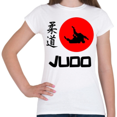PRINTFASHION Judo Japán - Női póló - Fehér