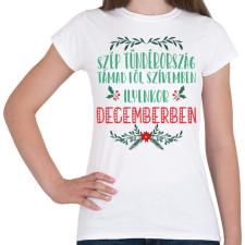 PRINTFASHION Juhász Gyula - Karácsony felé - Női póló - Fehér női póló