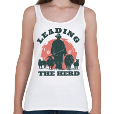 PRINTFASHION Juhász - leading the herd - Női atléta - Fehér női trikó